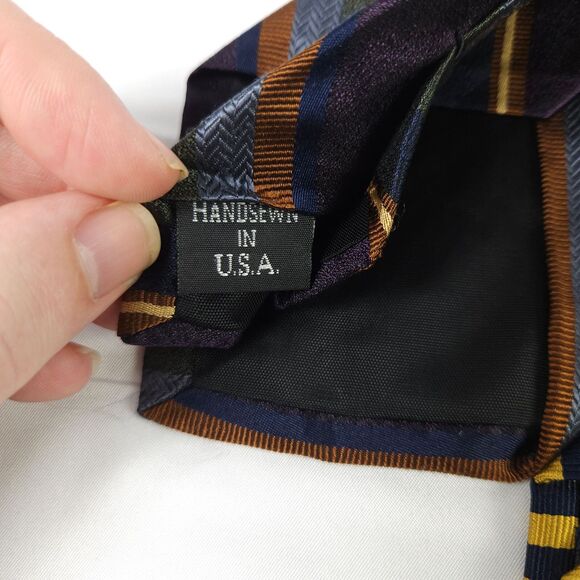 2 Jos A Bank & Executive Collection Striped Silk Ties - Picture 4 of 11